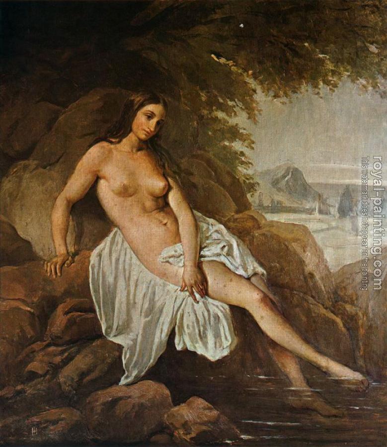 Francesco Hayez : Bather Francesco Hayez : Bather